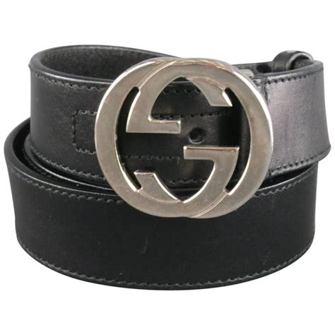 silver double g gucci belt.